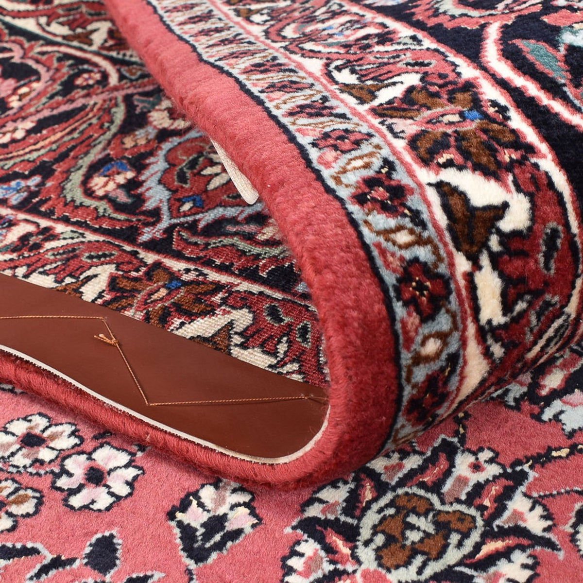 Alfombra persa - Bidjar - 296 x 207 cm - rojo claro