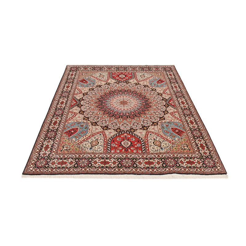 Alfombra Persa - Tabriz - Real - 250 x 202 cm - beige oscuro