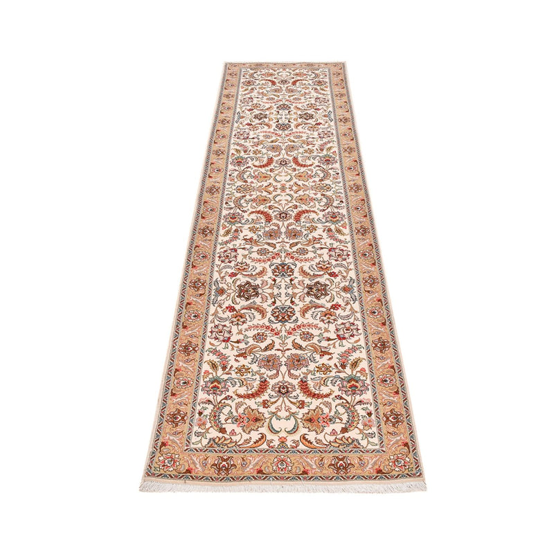 Alfombra de pasillo Alfombra Persa - Tabriz - Prima - 307 x 79 cm - caramelo