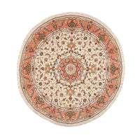 Alfombra Persa - Tabriz - Prima redondo  - 200 x 200 cm - crema – product image