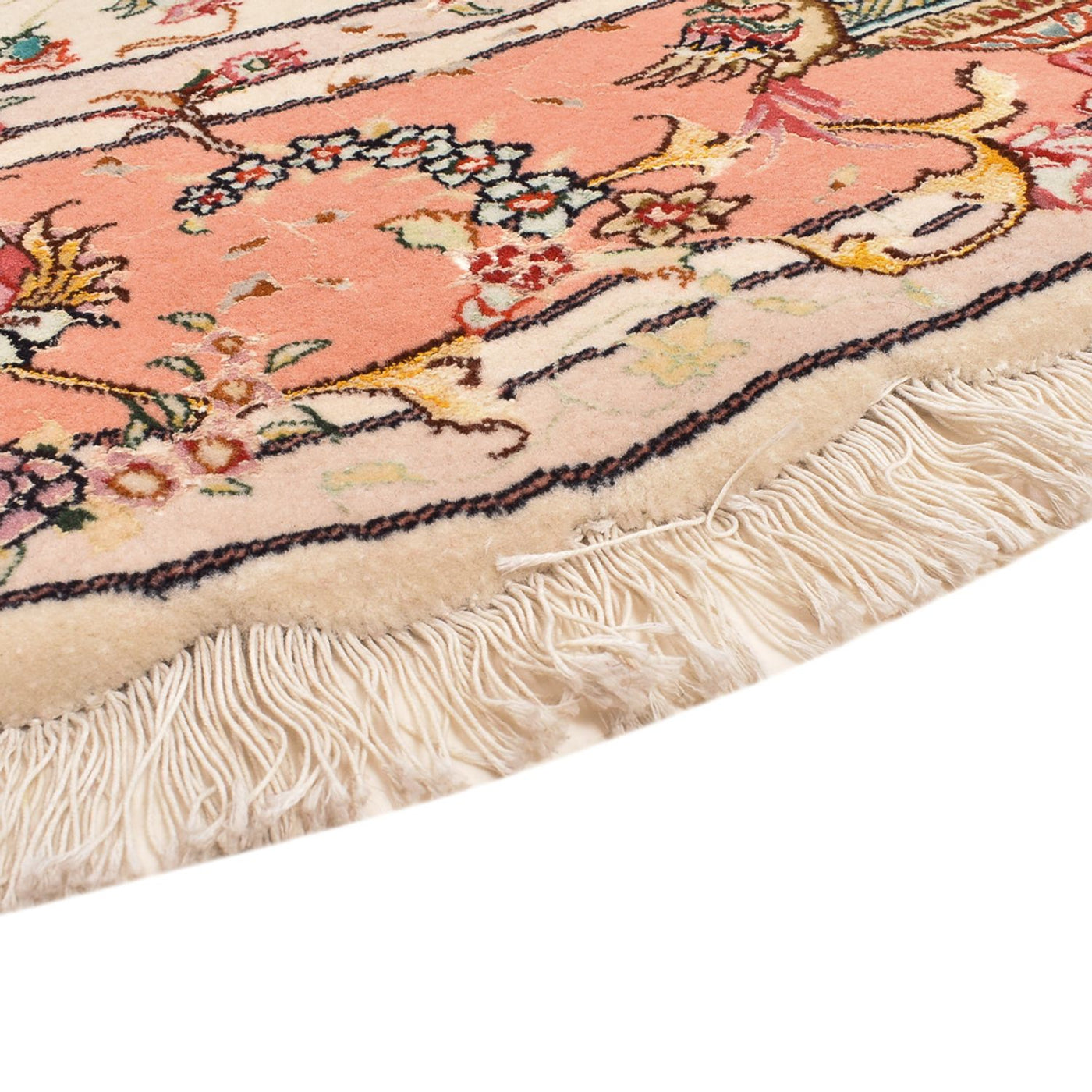 Alfombra Persa - Tabriz - Prima redondo  - 200 x 200 cm - crema
