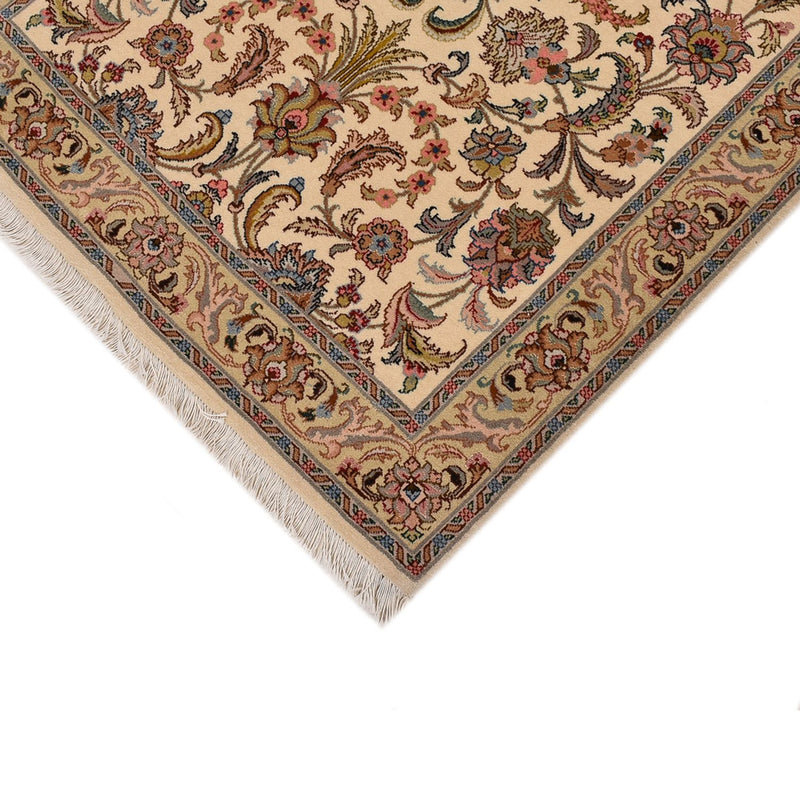 Alfombra de pasillo Alfombra Persa - Tabriz - Real - 405 x 84 cm - beige
