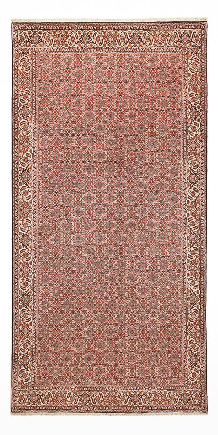 Alfombra de pasillo Alfombra persa - Bidjar - 398 x 202 cm - óxido