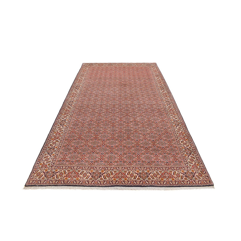 Alfombra de pasillo Alfombra persa - Bidjar - 398 x 202 cm - óxido