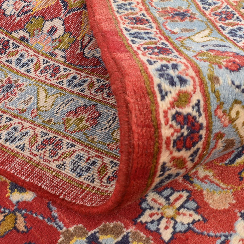 Alfombra de pasillo Alfombra persa - Keshan - 392 x 110 cm - rojo