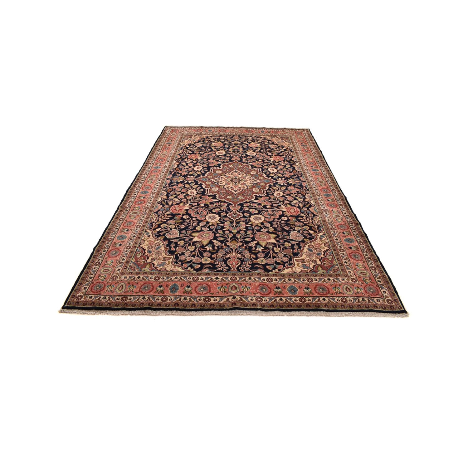 Alfombra persa - Nómada - 314 x 215 cm - azul oscuro