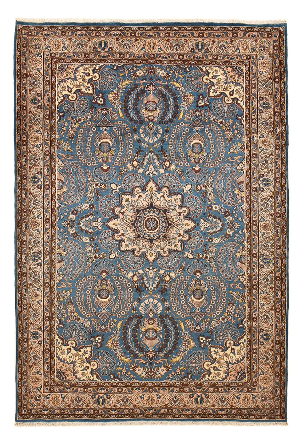 Alfombra persa - Nómada - 288 x 204 cm - azul marino