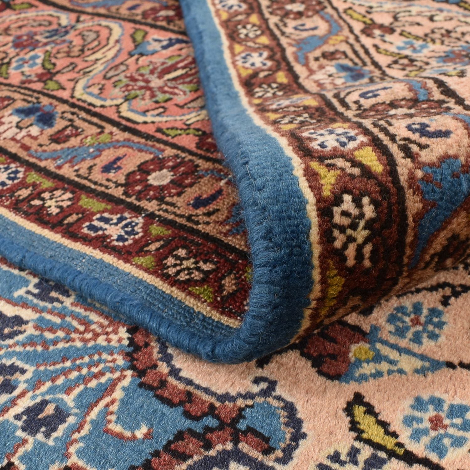 Alfombra persa - Nómada - 288 x 204 cm - azul marino
