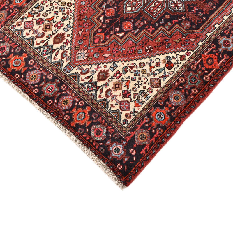 Alfombra persa - Nómada - 129 x 80 cm - rojo claro