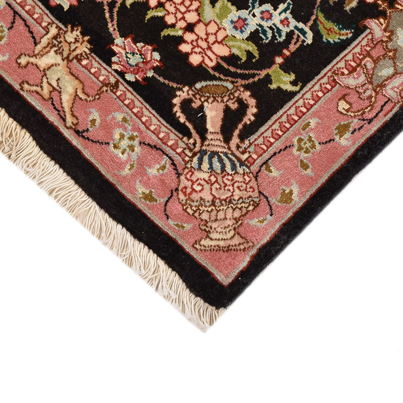 Alfombra Persa - Tabriz - Real - 72 x 55 cm - azul oscuro