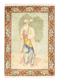 Alfombra Persa - Tabriz - Real - 73 x 56 cm - multicolor