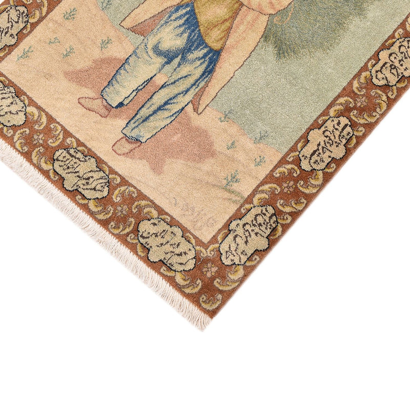 Alfombra Persa - Tabriz - Real - 73 x 56 cm - multicolor