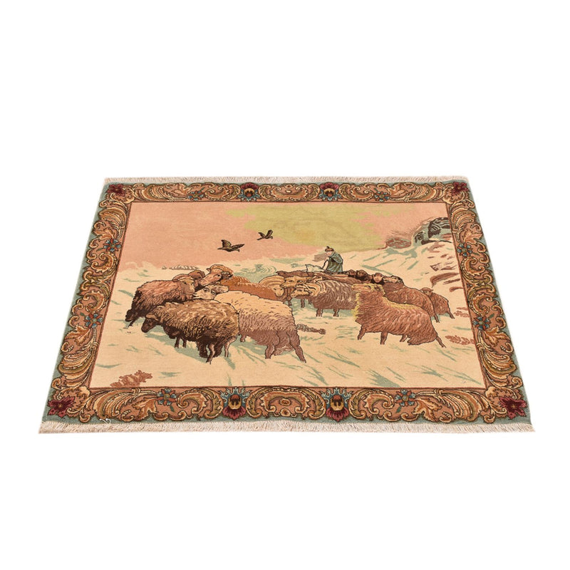 Alfombra Persa - Tabriz - Real - 110 x 84 cm - multicolor