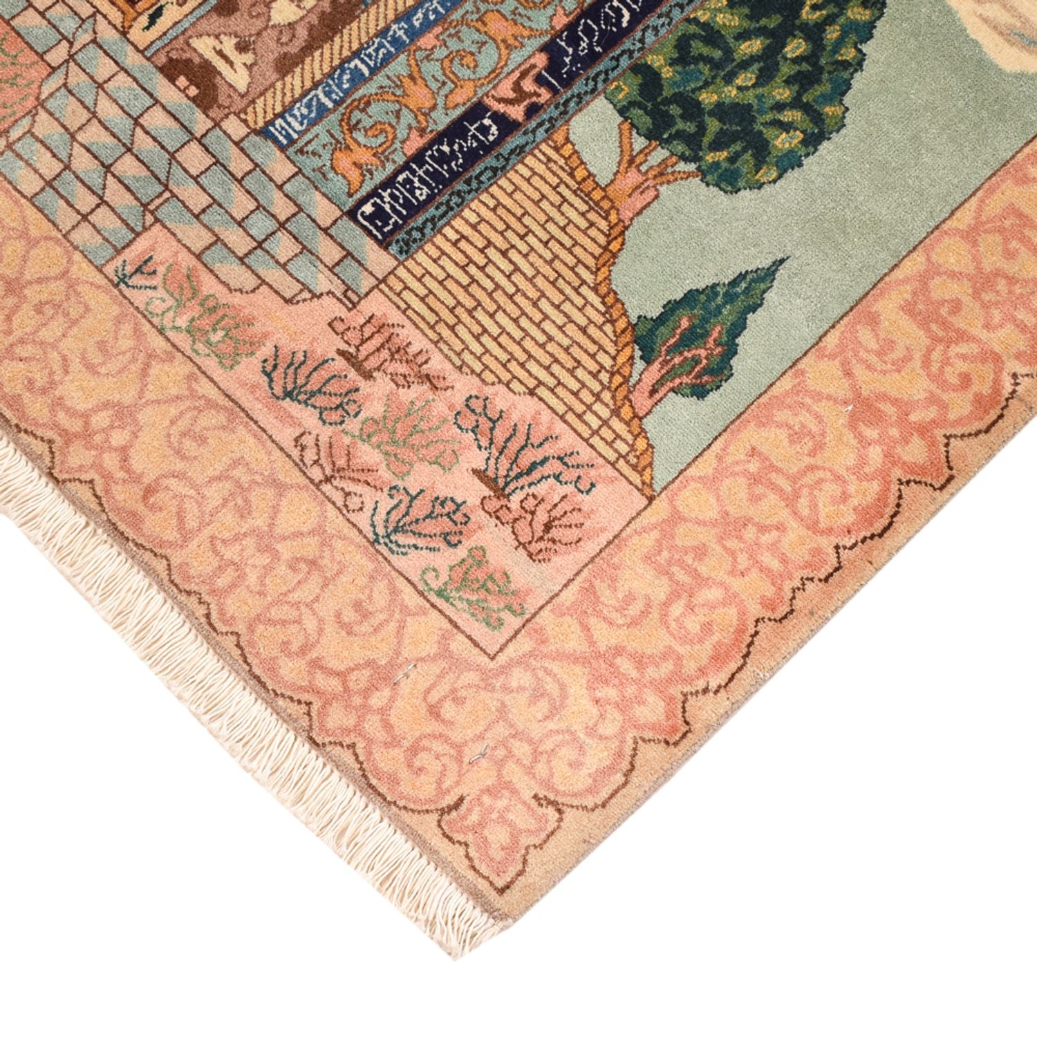 Alfombra Persa - Tabriz - Real - 87 x 72 cm - multicolor