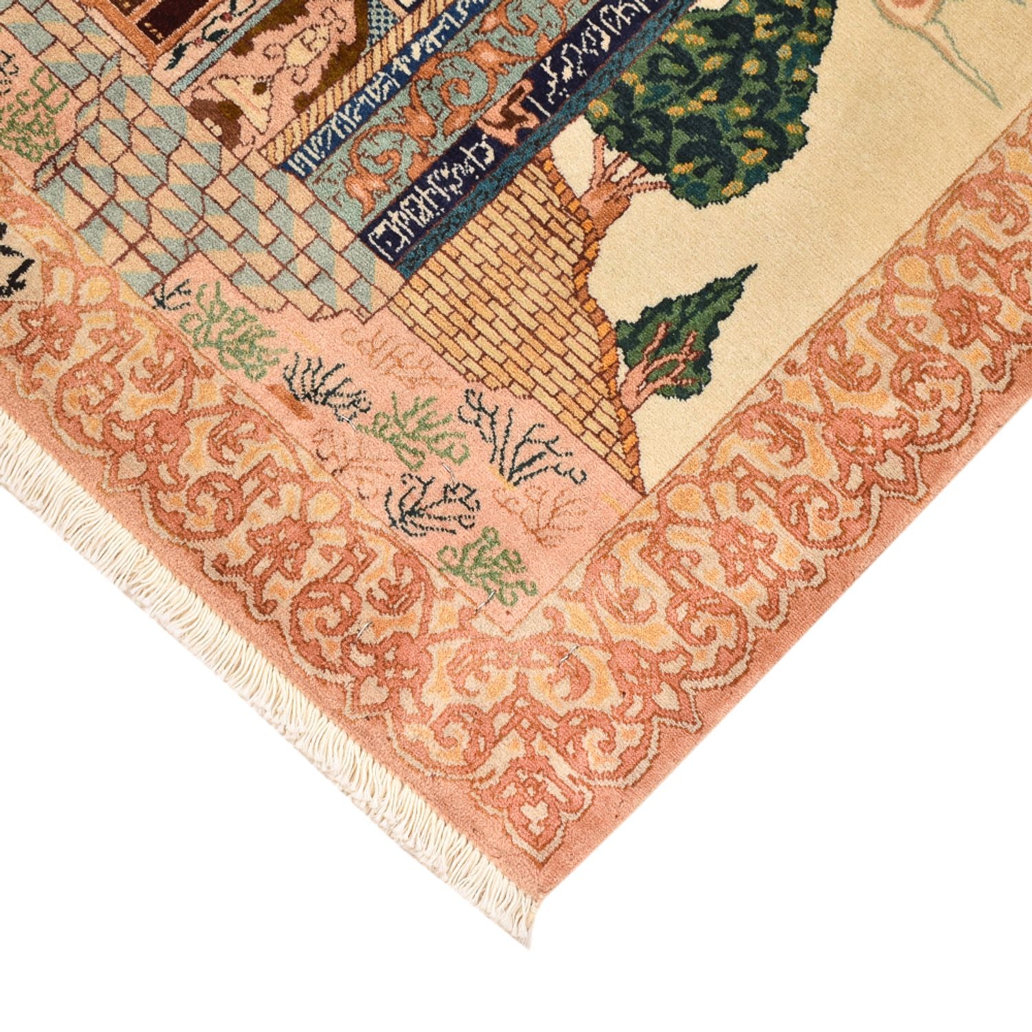 Alfombra Persa - Tabriz - Real - 83 x 72 cm - multicolor