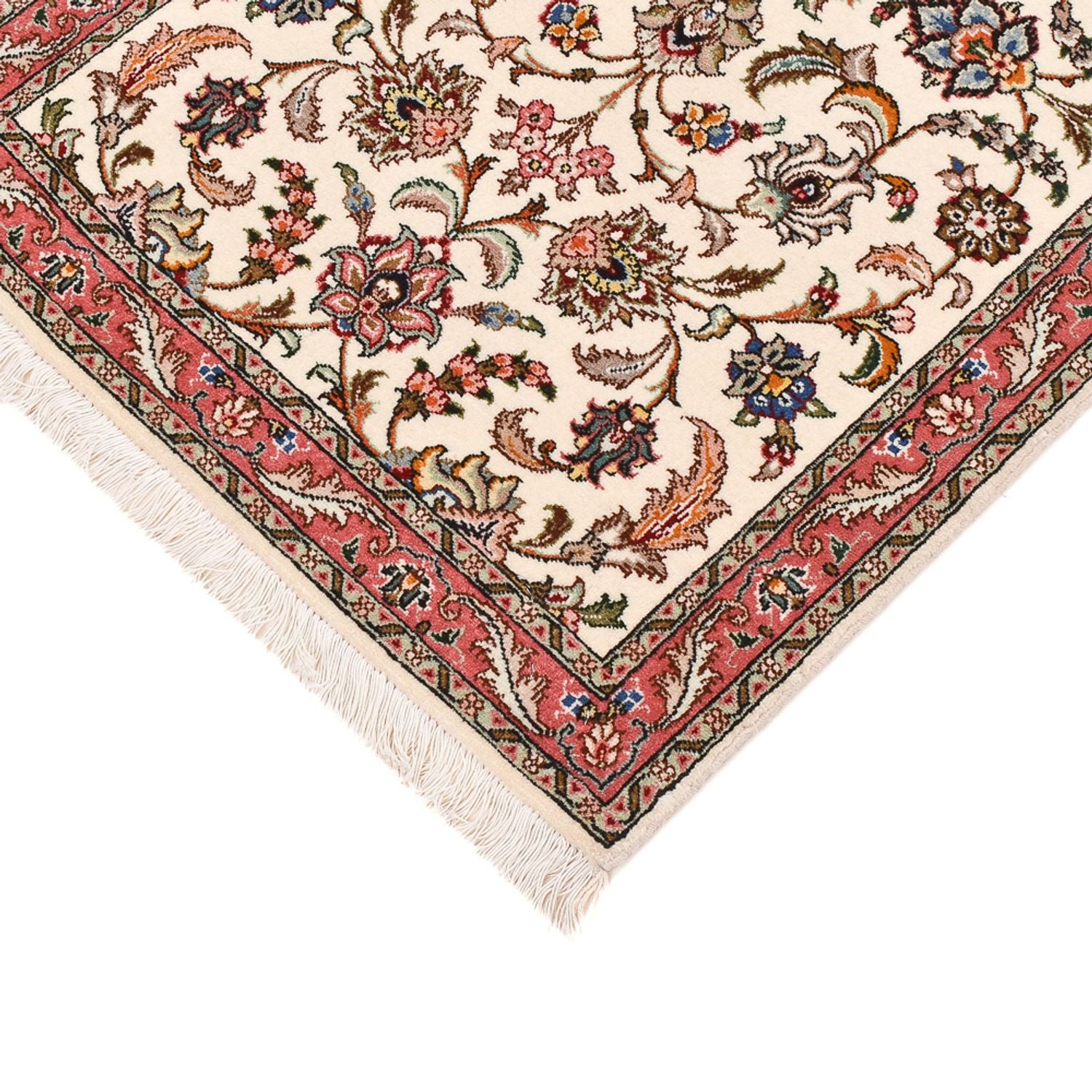 Alfombra de pasillo Alfombra Persa - Tabriz - Real - 295 x 72 cm - arena