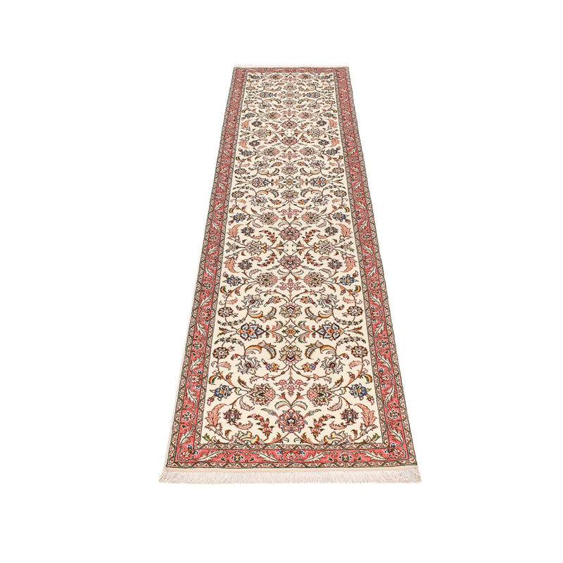 Alfombra de pasillo Alfombra Persa - Tabriz - Real - 295 x 72 cm - arena
