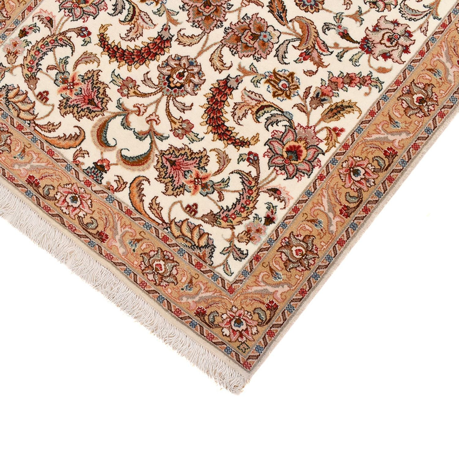 Alfombra de pasillo Alfombra Persa - Tabriz - Prima - 320 x 83 cm - caramelo