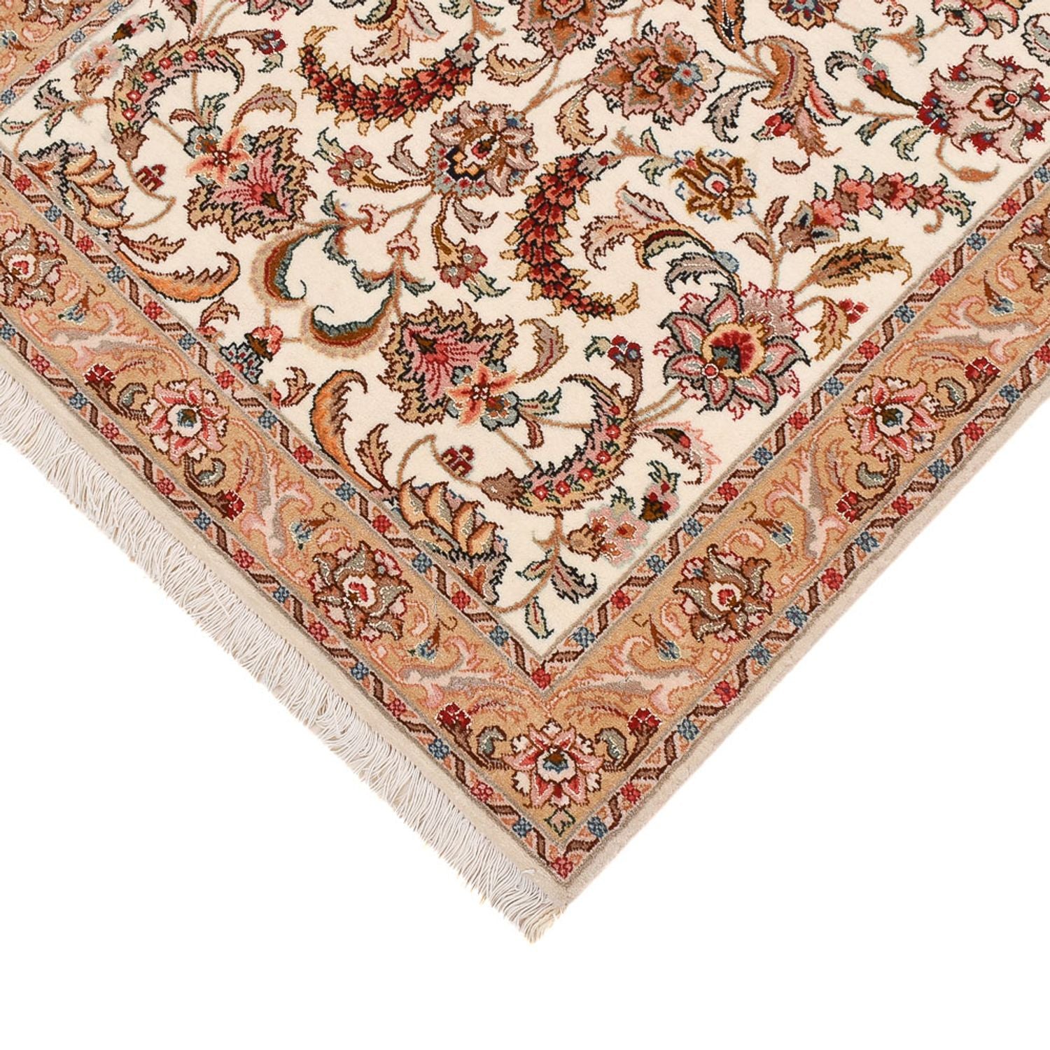 Alfombra de pasillo Alfombra Persa - Tabriz - Prima - 320 x 77 cm - caramelo