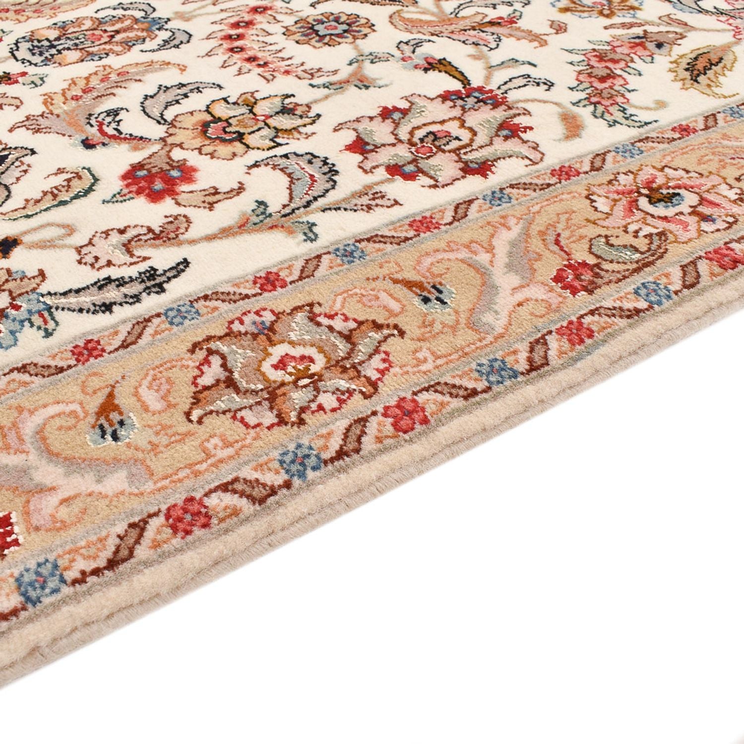 Alfombra de pasillo Alfombra Persa - Tabriz - Prima - 320 x 77 cm - caramelo