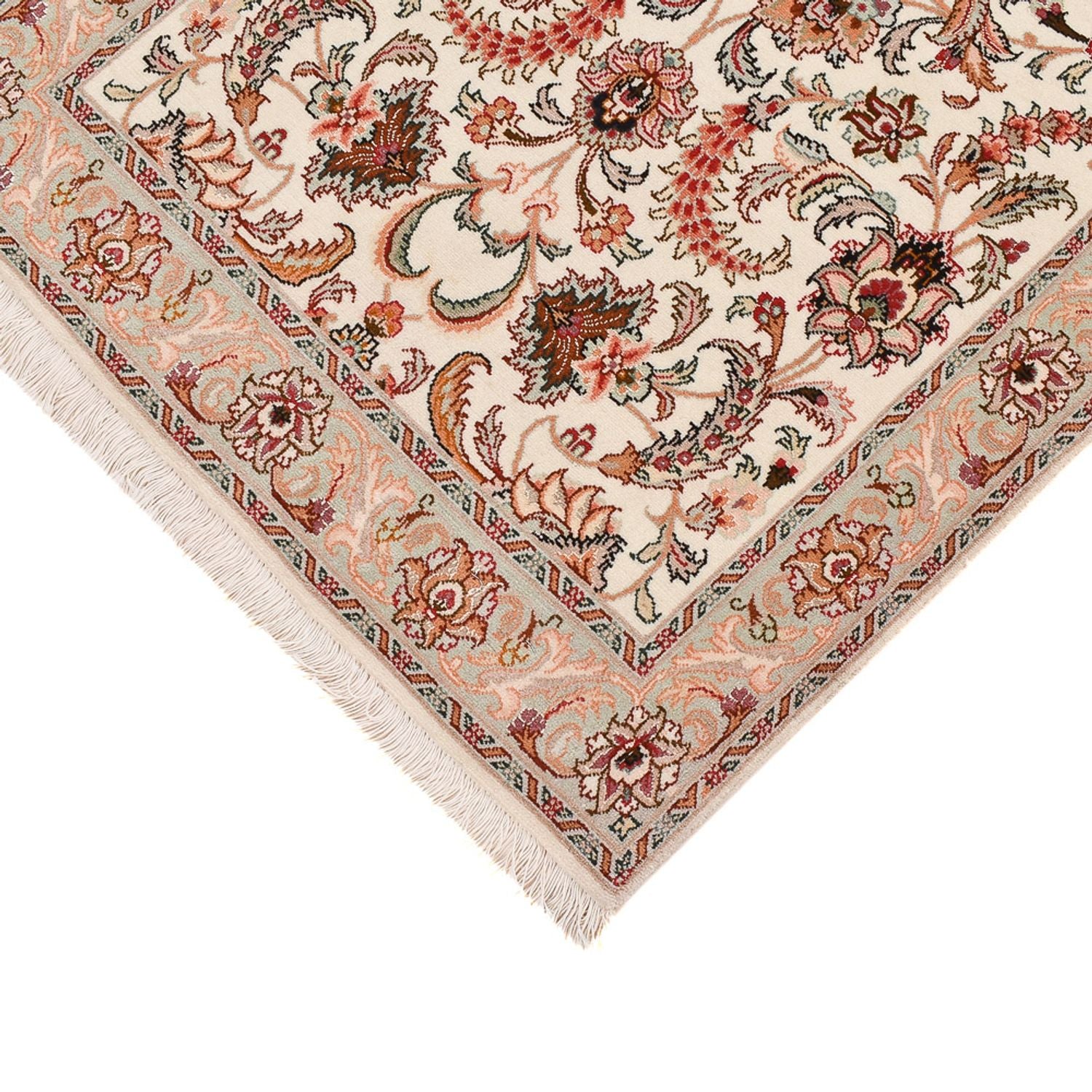 Alfombra de pasillo Alfombra Persa - Tabriz - Prima - 312 x 74 cm - caramelo