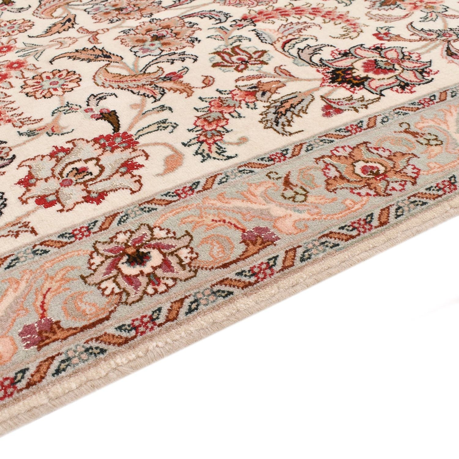 Alfombra de pasillo Alfombra Persa - Tabriz - Prima - 312 x 74 cm - caramelo