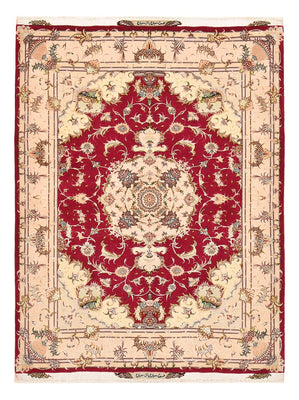 Alfombra Persa - Tabriz - Real - 210 x 154 cm - rojo