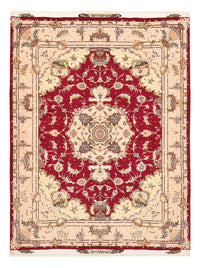Alfombra Persa - Tabriz - Real - 210 x 154 cm - rojo