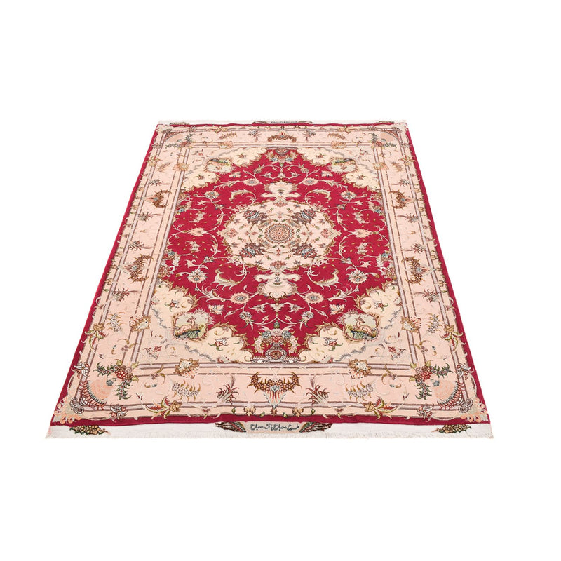 Alfombra Persa - Tabriz - Real - 210 x 154 cm - rojo