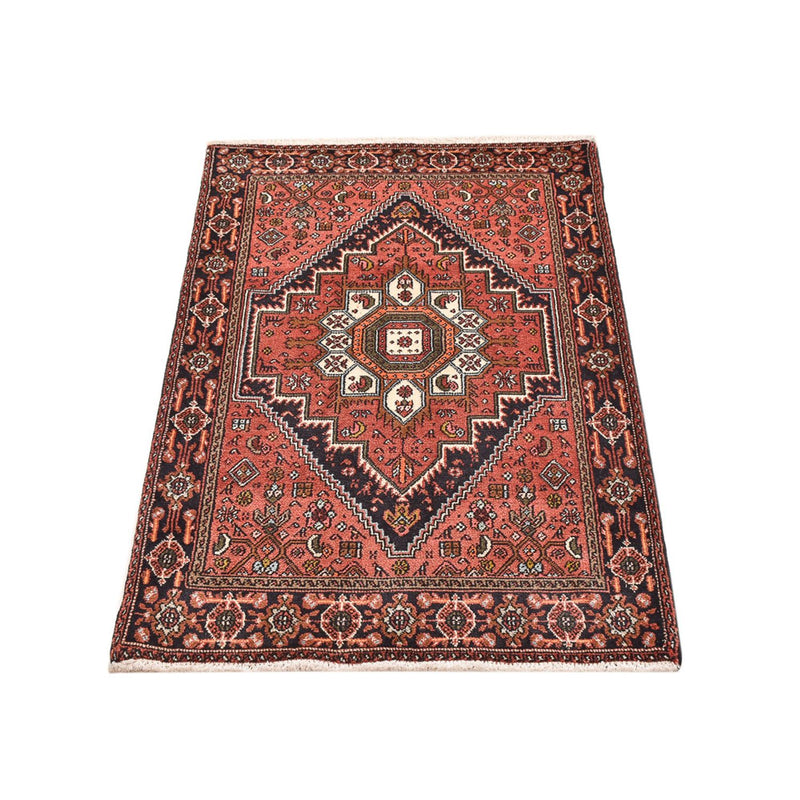 Alfombra persa - Nómada - 124 x 74 cm - rojo claro
