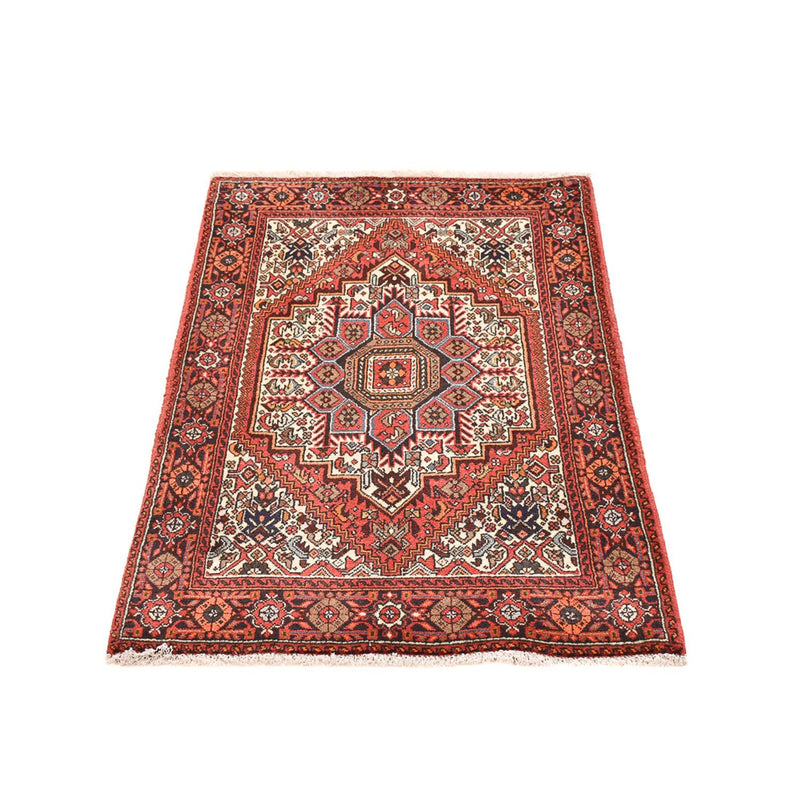 Alfombra persa - Nómada - 123 x 75 cm - rojo claro