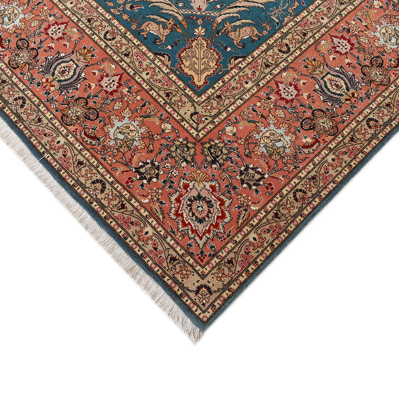 Alfombra Persa - Tabriz - Real - 352 x 253 cm - azul marino