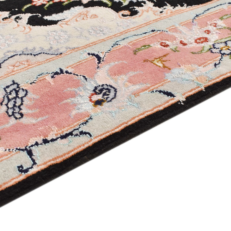 Alfombra de pasillo Alfombra Persa - Tabriz - Real - 300 x 83 cm - azul oscuro