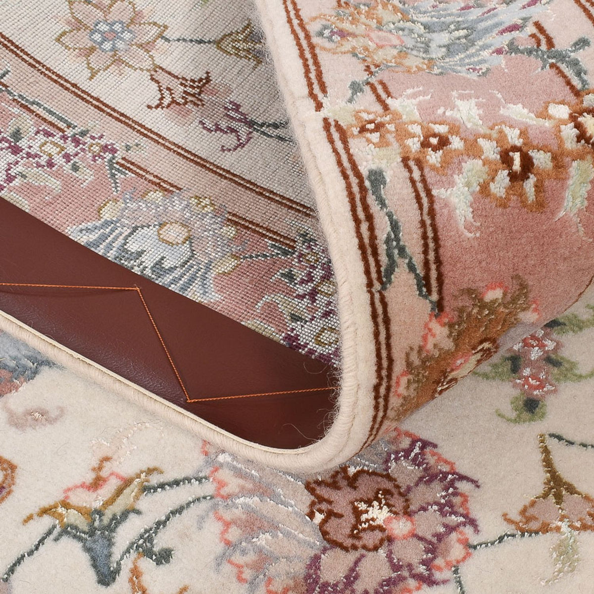 Alfombra de pasillo Alfombra Persa - Tabriz - Prima - 347 x 77 cm - beige