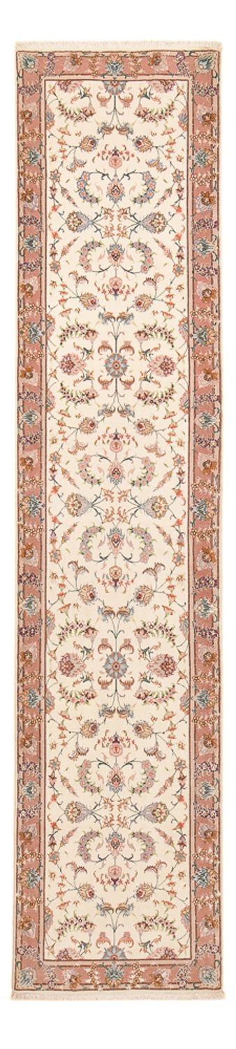 Alfombra de pasillo Alfombra Persa - Tabriz - Prima - 347 x 77 cm - beige