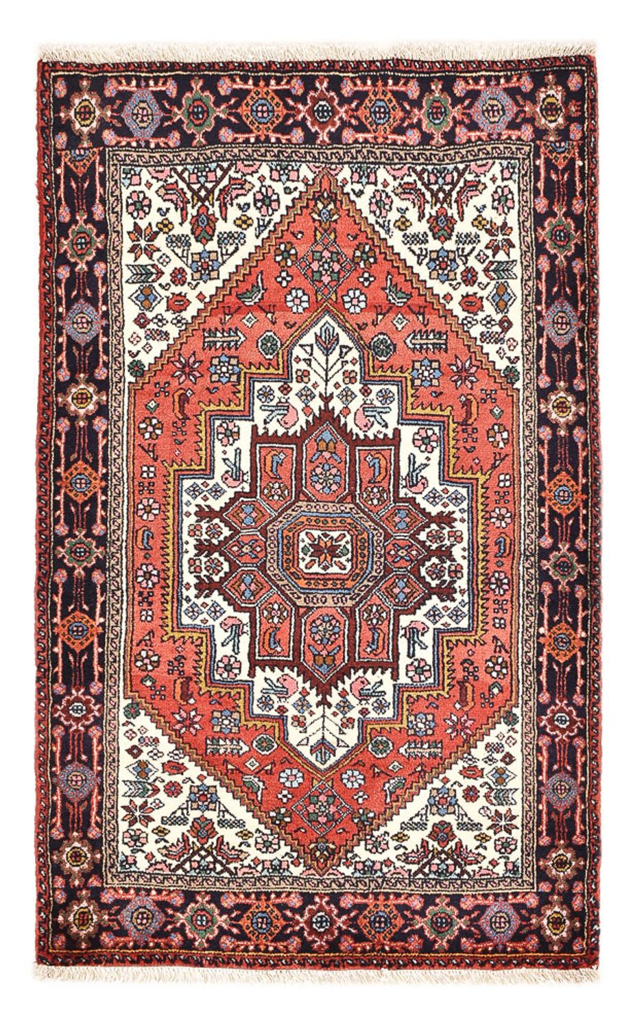 Alfombra persa - Nómada - 123 x 76 cm - rojo