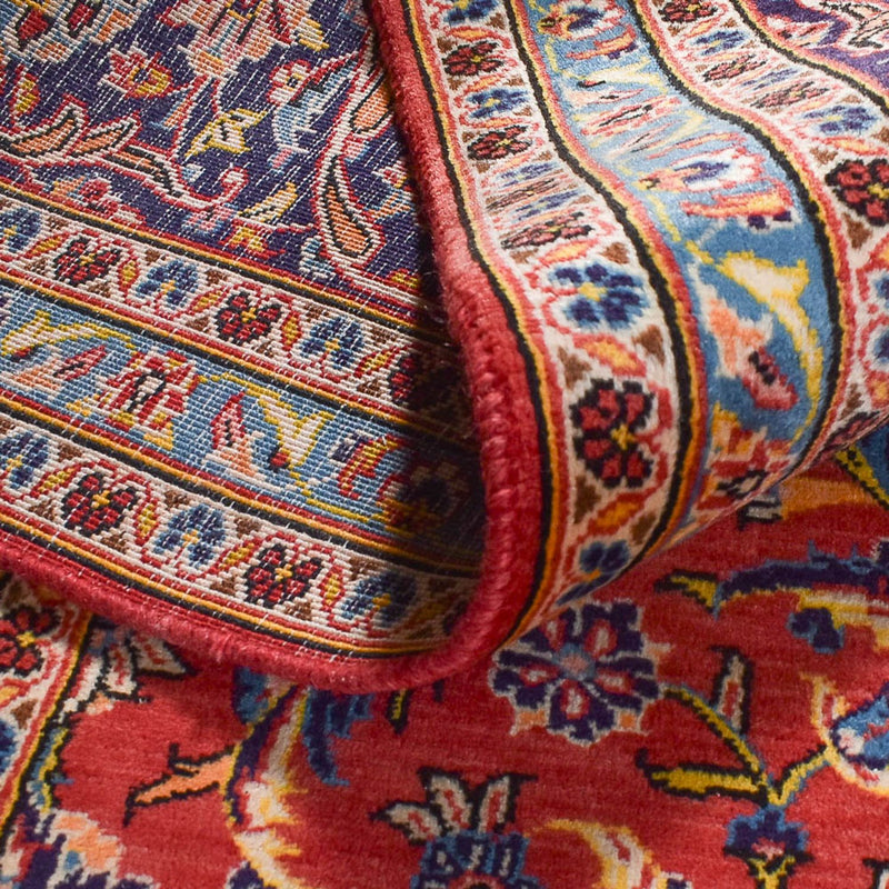 Alfombra persa - Keshan - 340 x 248 cm - rojo
