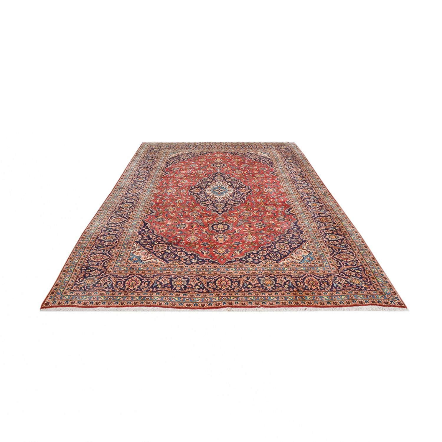 Alfombra persa - Keshan - 340 x 248 cm - rojo