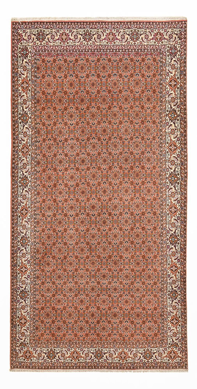 Alfombra de pasillo Alfombra persa - Bidjar - 392 x 200 cm - óxido