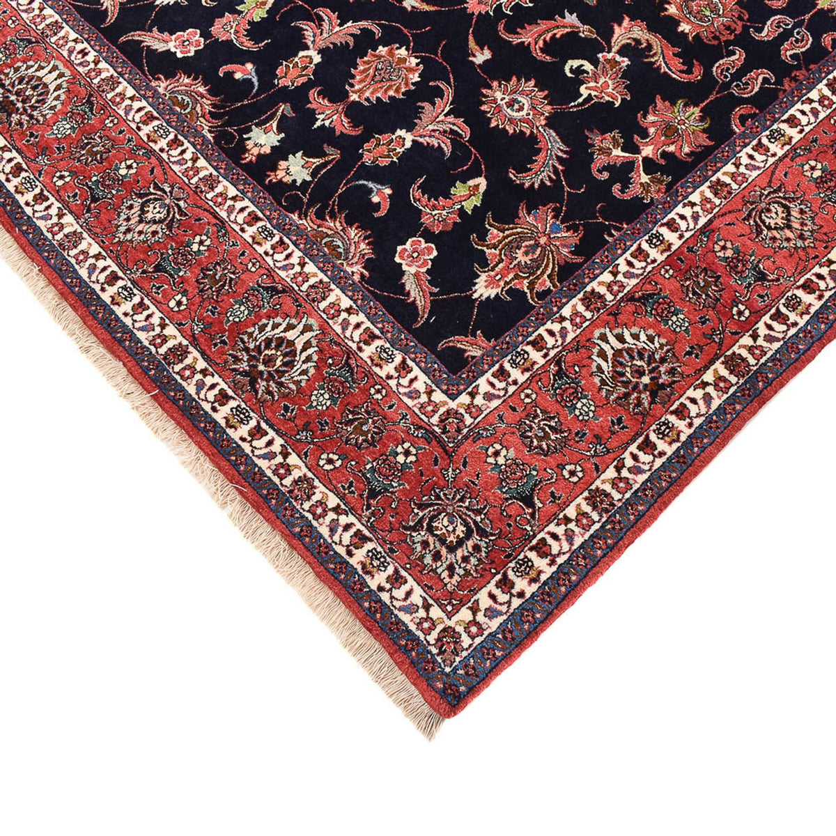 Alfombra persa - Bidjar - 298 x 202 cm - azul oscuro