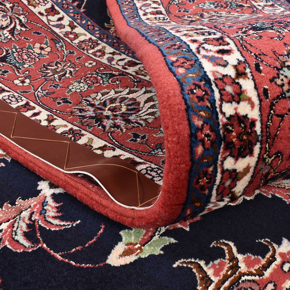 Alfombra persa - Bidjar - 298 x 202 cm - azul oscuro