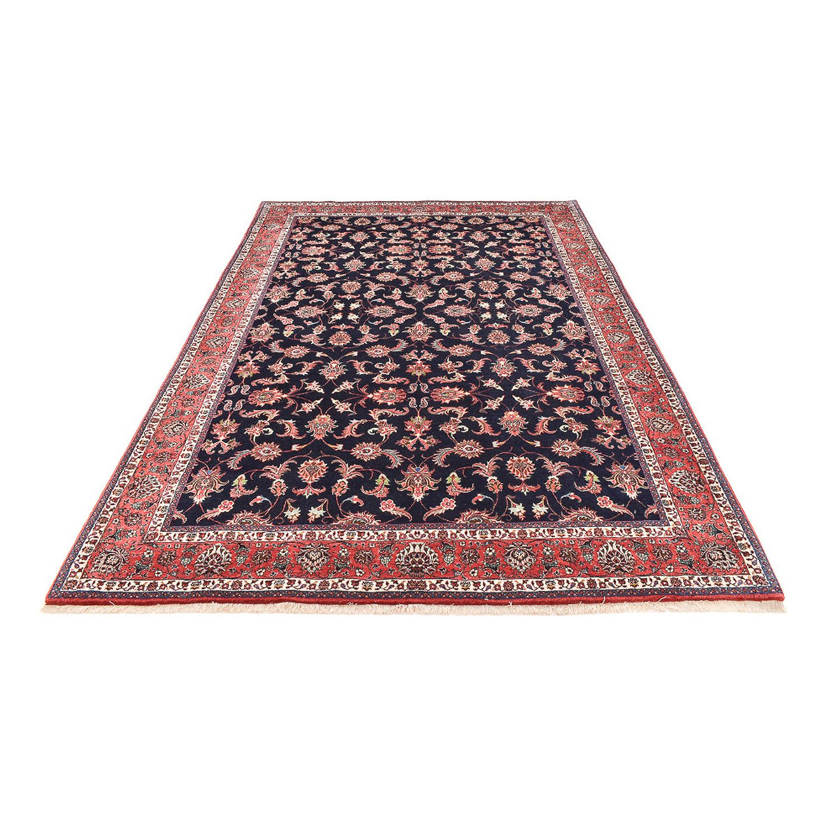 Alfombra persa - Bidjar - 298 x 202 cm - azul oscuro