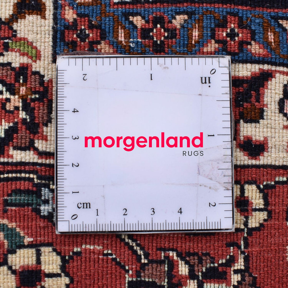 Alfombra persa - Bidjar - 298 x 202 cm - azul oscuro