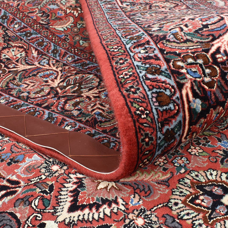 Alfombra persa - Bidjar - 302 x 201 cm - rojo claro