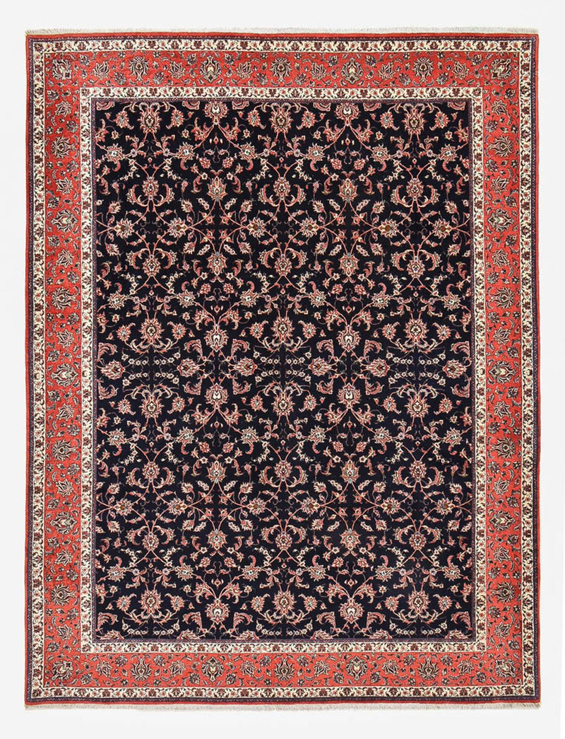 Alfombra persa - Bidjar - 400 x 301 cm - azul oscuro