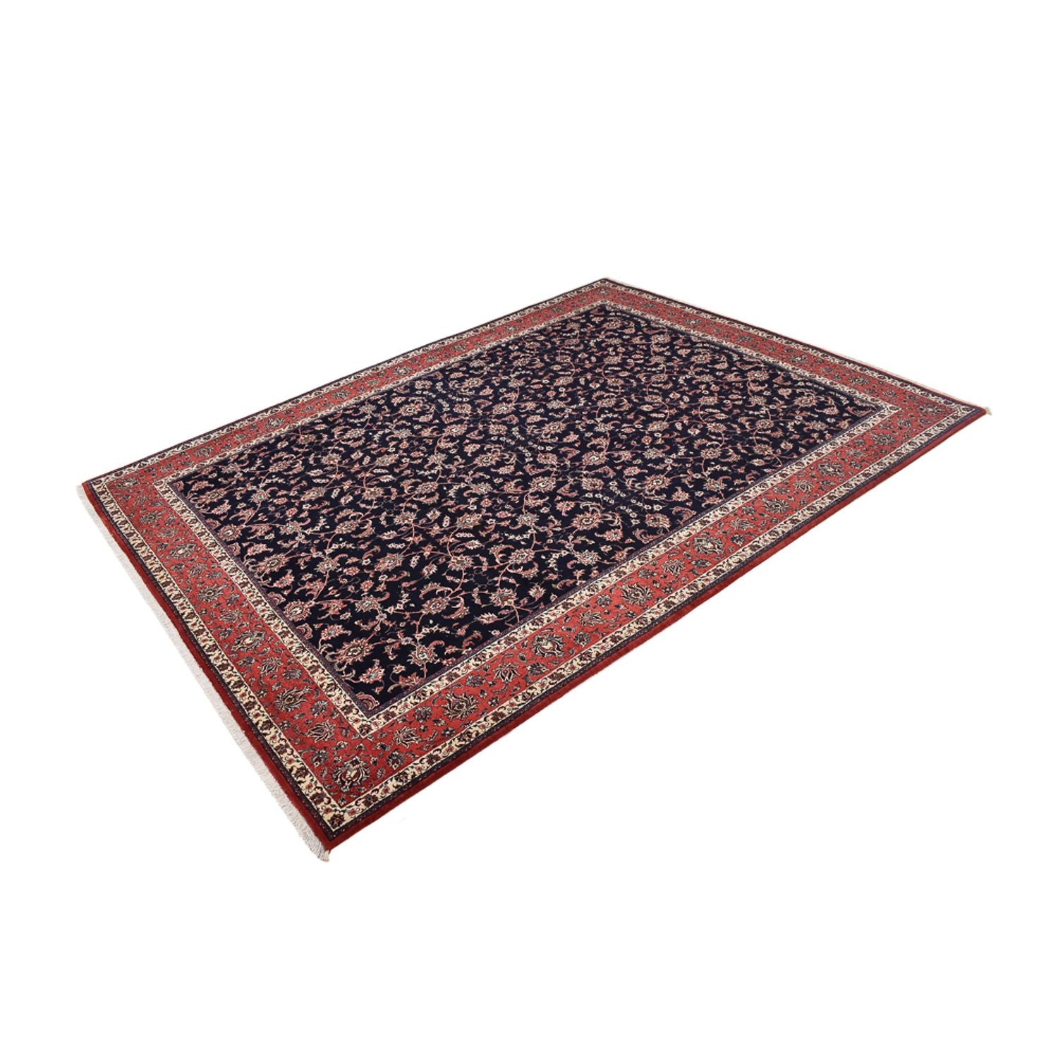 Alfombra persa - Bidjar - 400 x 301 cm - azul oscuro