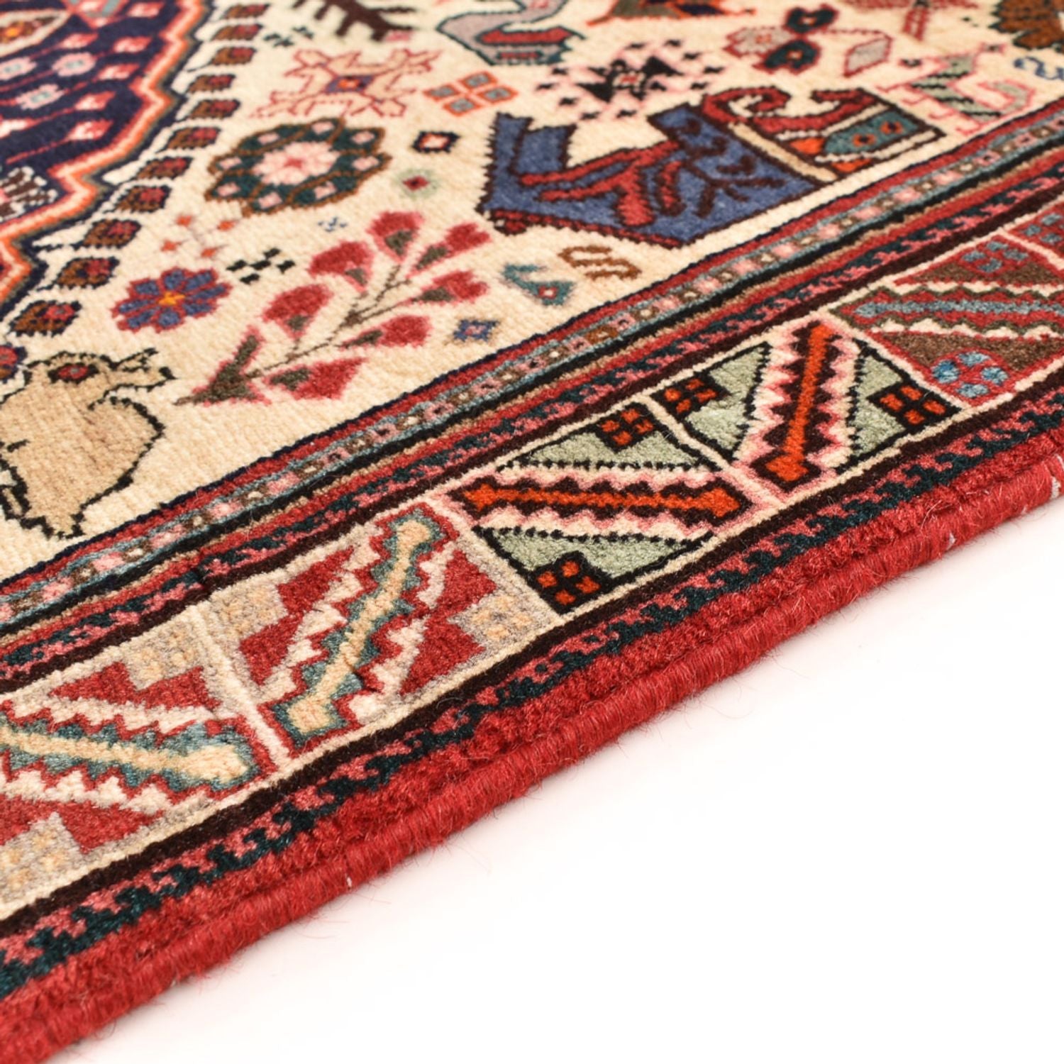 Alfombra de pasillo Alfombra persa - Nómada - 290 x 79 cm - crema