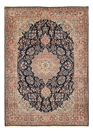 Alfombra persa - Real - 294 x 200 cm - azul oscuro