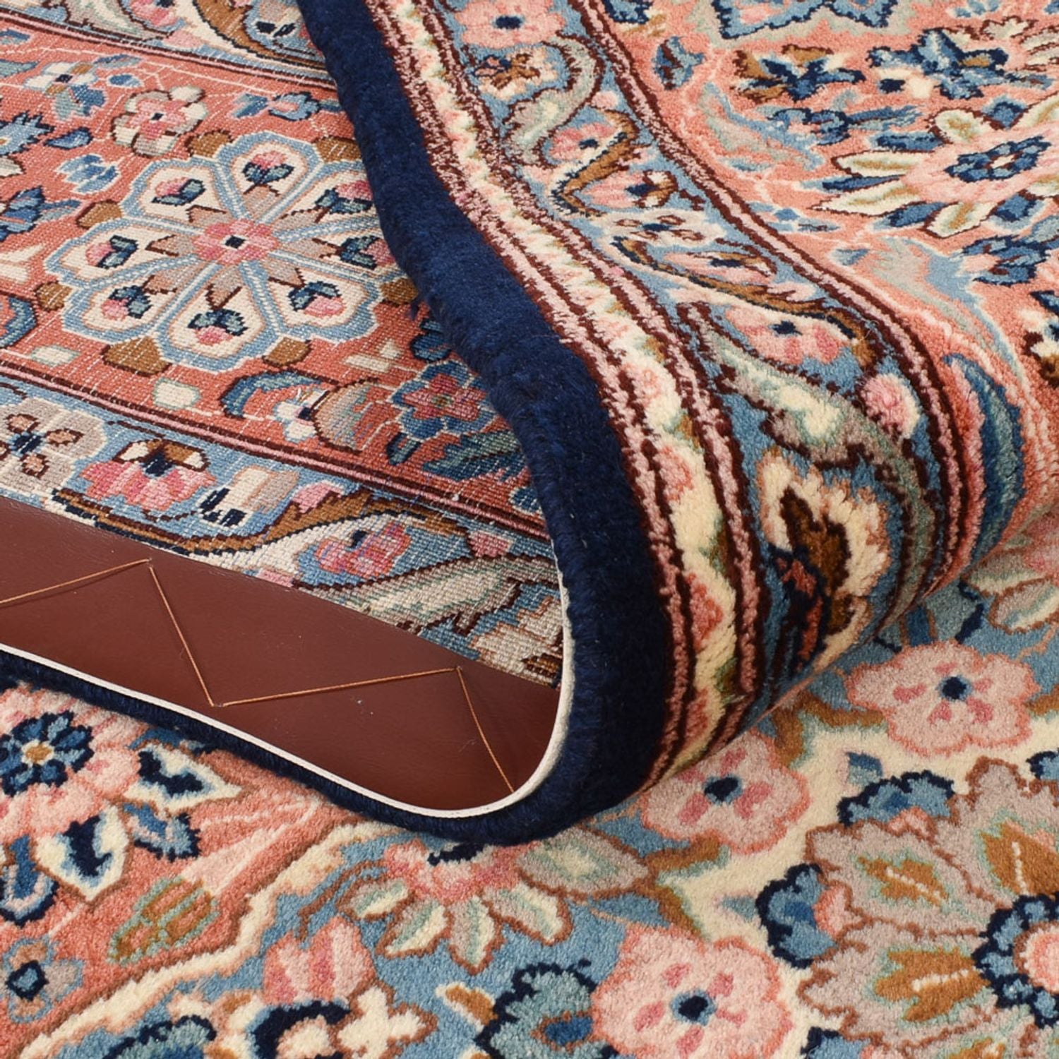 Alfombra persa - Real - 294 x 200 cm - azul oscuro