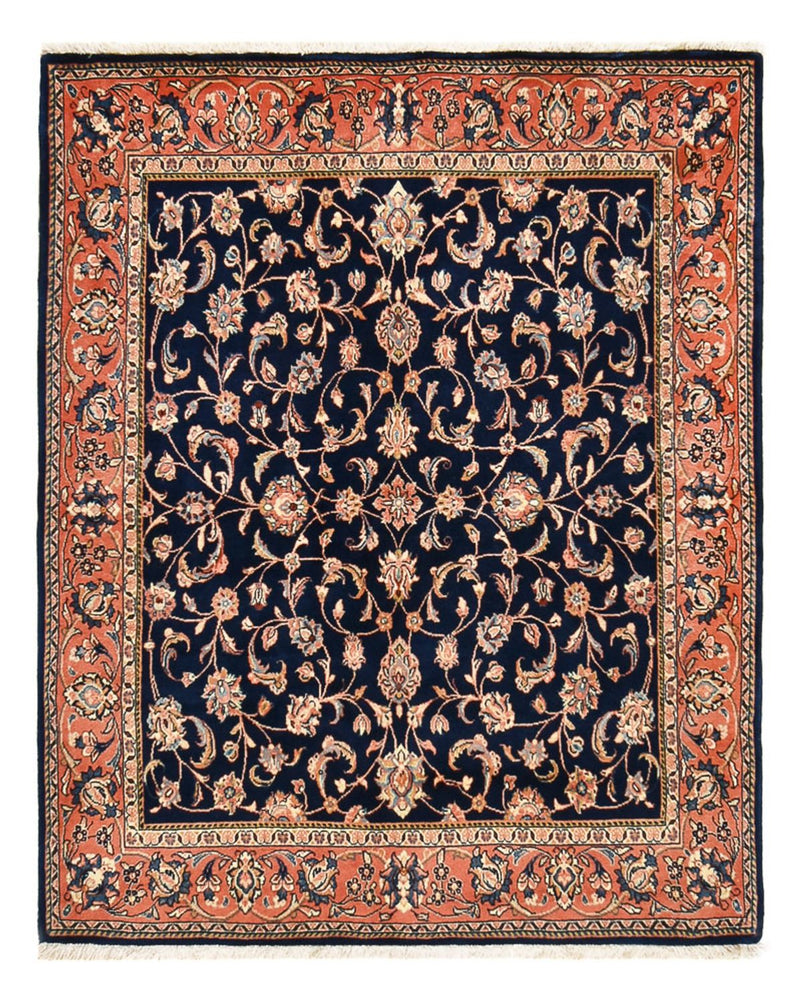 Alfombra persa - Clásica - 170 x 136 cm - azul oscuro